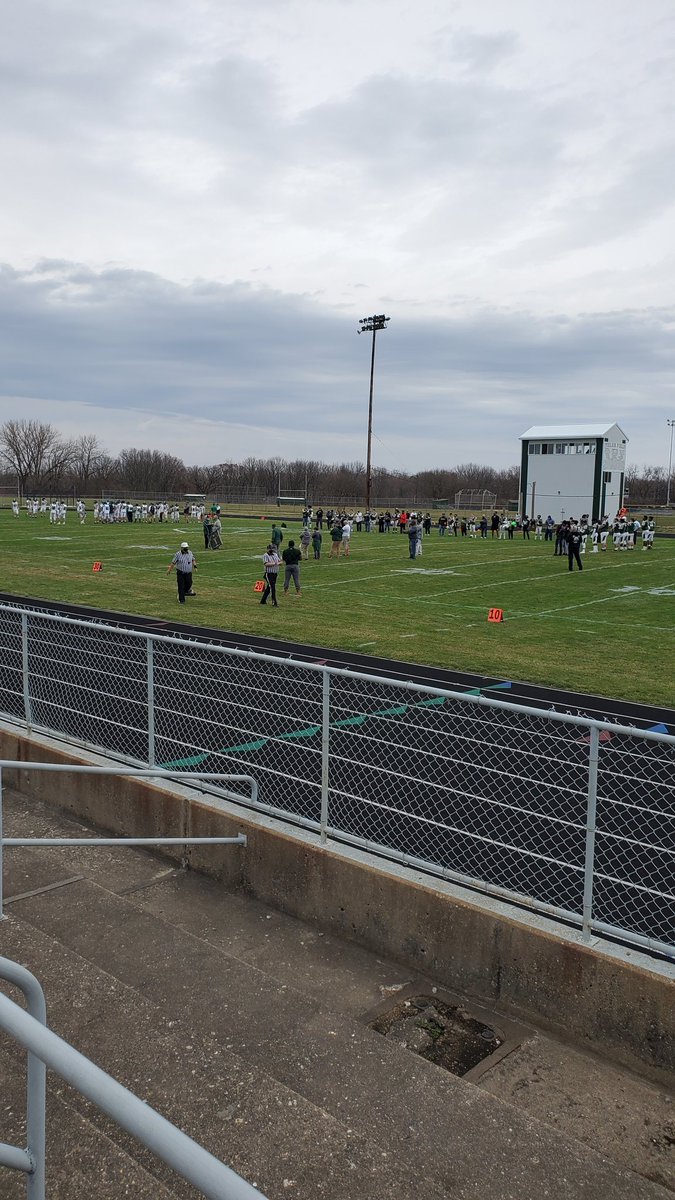 PoehlsD's tweet photo. Congratulations Coach Roland Brown!  Getting ready to start his final season as head coach of our Knights! Congrats to our Seniors too! Let's go get a win vs Notre Dame!  Great day for football at the Castle!  #Standard of Excellence https://t.co/qB6ovonEa1