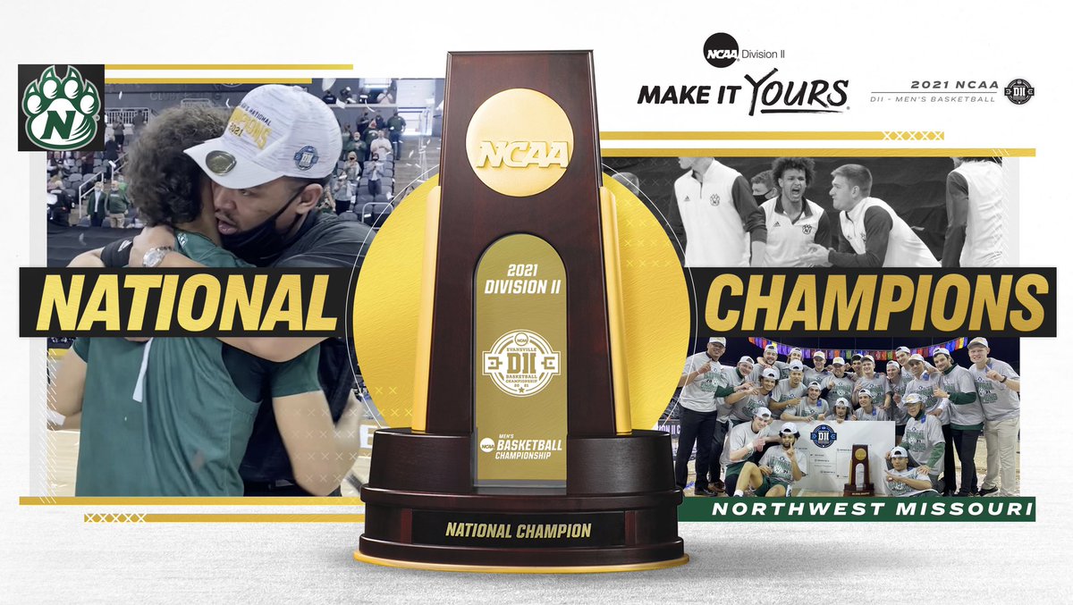 NCAADII's tweet image. DYNASTY.

Northwest Missouri lifts the #D2MBB 🏀🏆 once again.