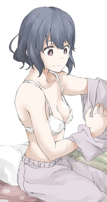 朝起きたら隣で着替えていて欲しい #志摩咲 