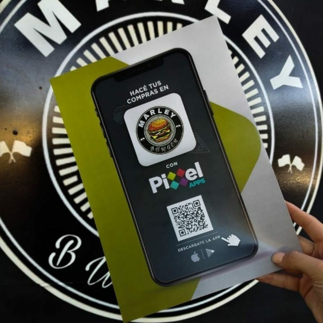 PixelappsAr's tweet photo. La hamburguesería Marley Burger es uno de nuestros clientes. Vos también podés tener una #PixelApp
¿Qué estás esperando para tener tu #app personalizada? 👇
🔺 info@pixelapps.com.ar
🔺 3416923225 https://t.co/P5Vbz08eCB