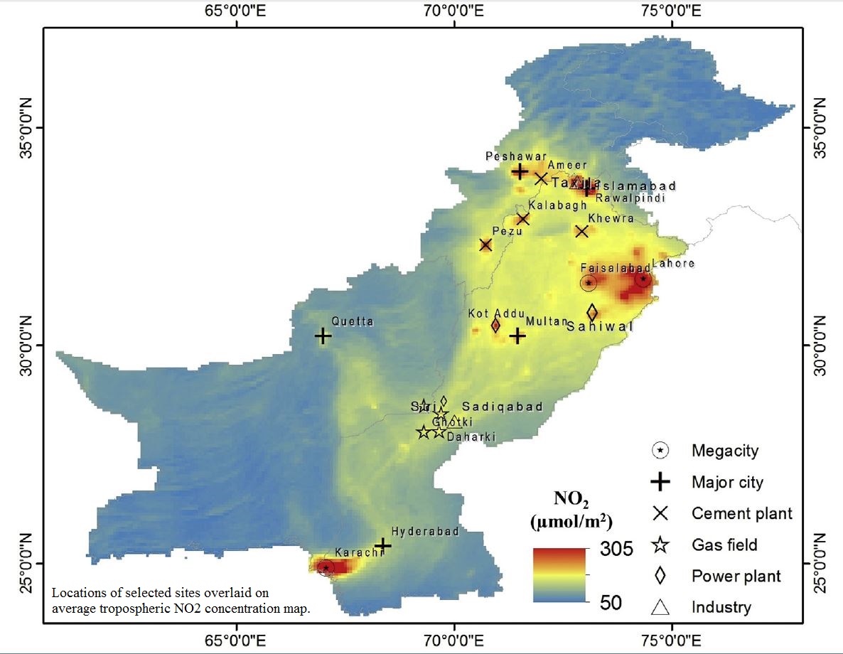 Faisal_Mueen's tweet photo. Our article reports episodic changes in #AirQuality and sectoral emissions. Coal-based thermal power plants followed by megacities (transportation sector) are the major emitters of NO2. AOD-emissions are complex to characterize. https://t.co/tNr2OULvgf
#EO4GOOD, #COVID19 https://t.co/pK482SMwkE