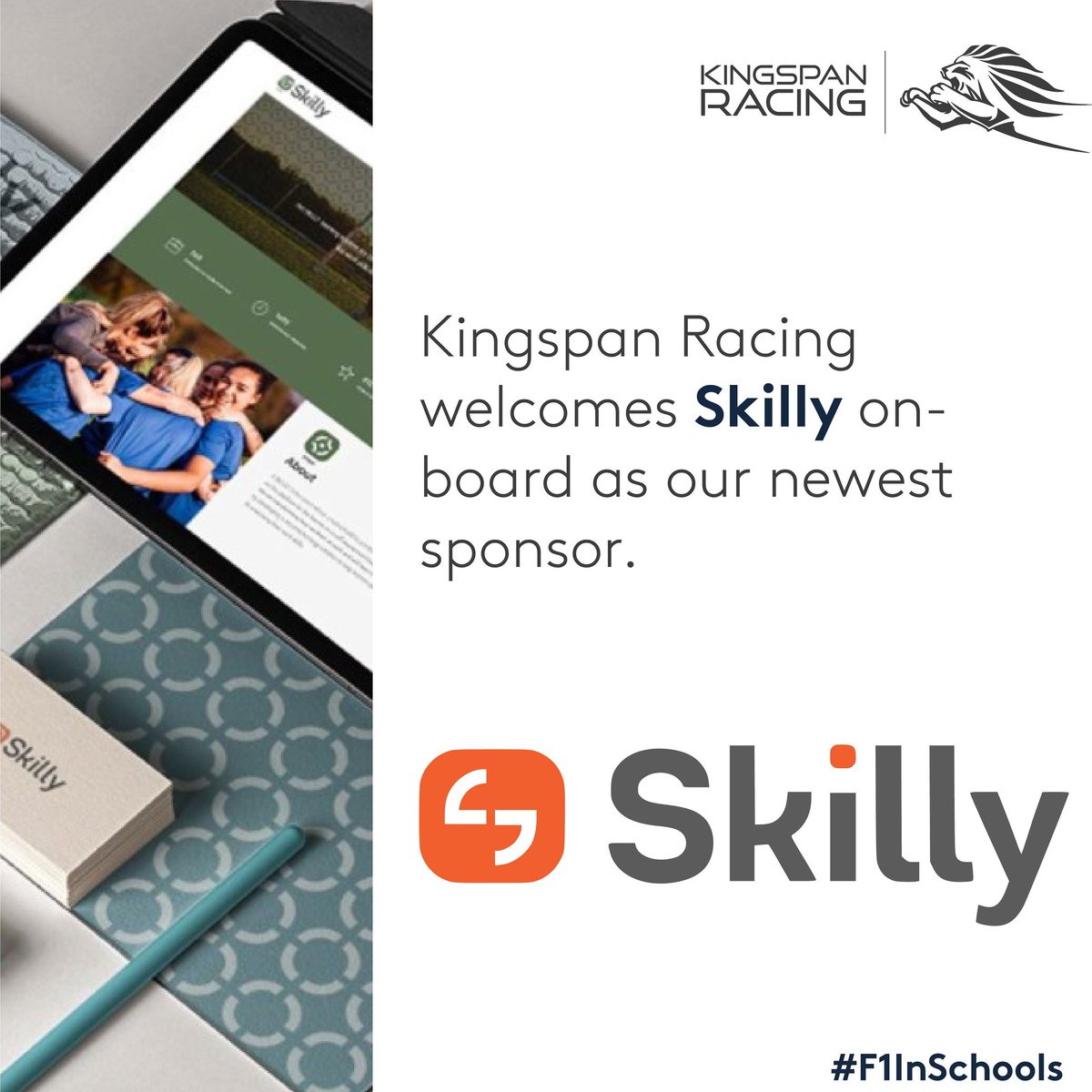 🚨SPONSORSHIP ANNOUNCEMENT
The team is thrilled to announce our sponsorship with skilly.ie
Skilly is the ultimate interactive learning platform to support and develop skills, and with a moto we love "Practice to Perform"
•
•
•
#f1 #f1inschools #speediskey
