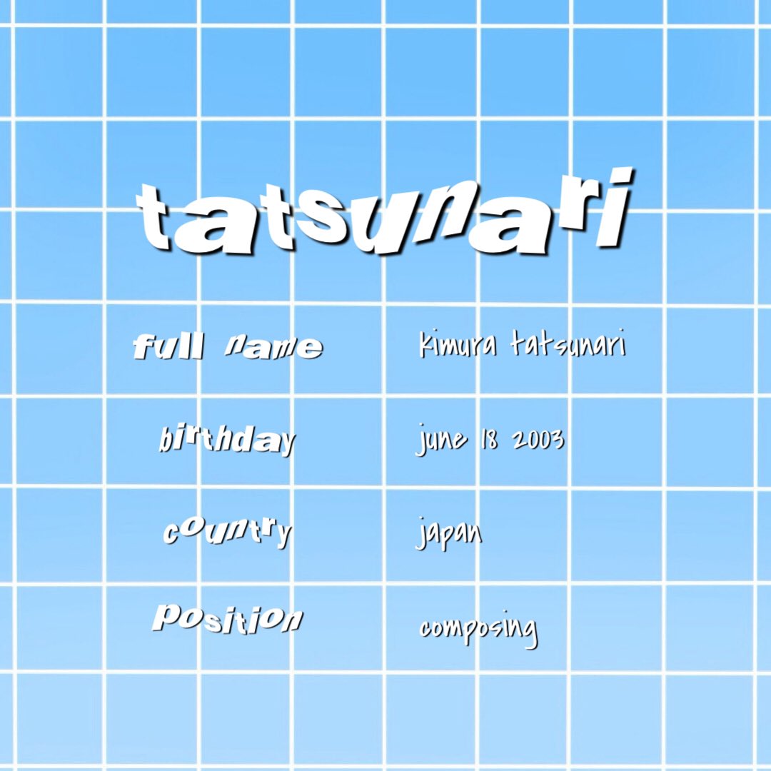 dreamtree_fm's tweet photo. INTRODUCING TATSUNARI

#TATSUNARI #다쓰나리 https://t.co/Dc9vFTxnoc
