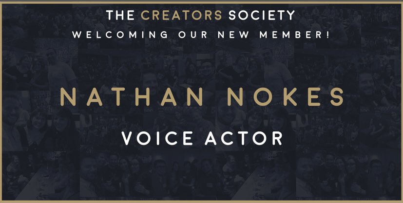 Join us in welcoming our newest member, Nathan Nokes! 👏🏻👏🏻👏🏻 If you’re interested in joining The Creators Society follow this link: thecreatorssociety.org
.
#animation #animationjourney #animationcommunity #animators #voiceactors #voiceacting