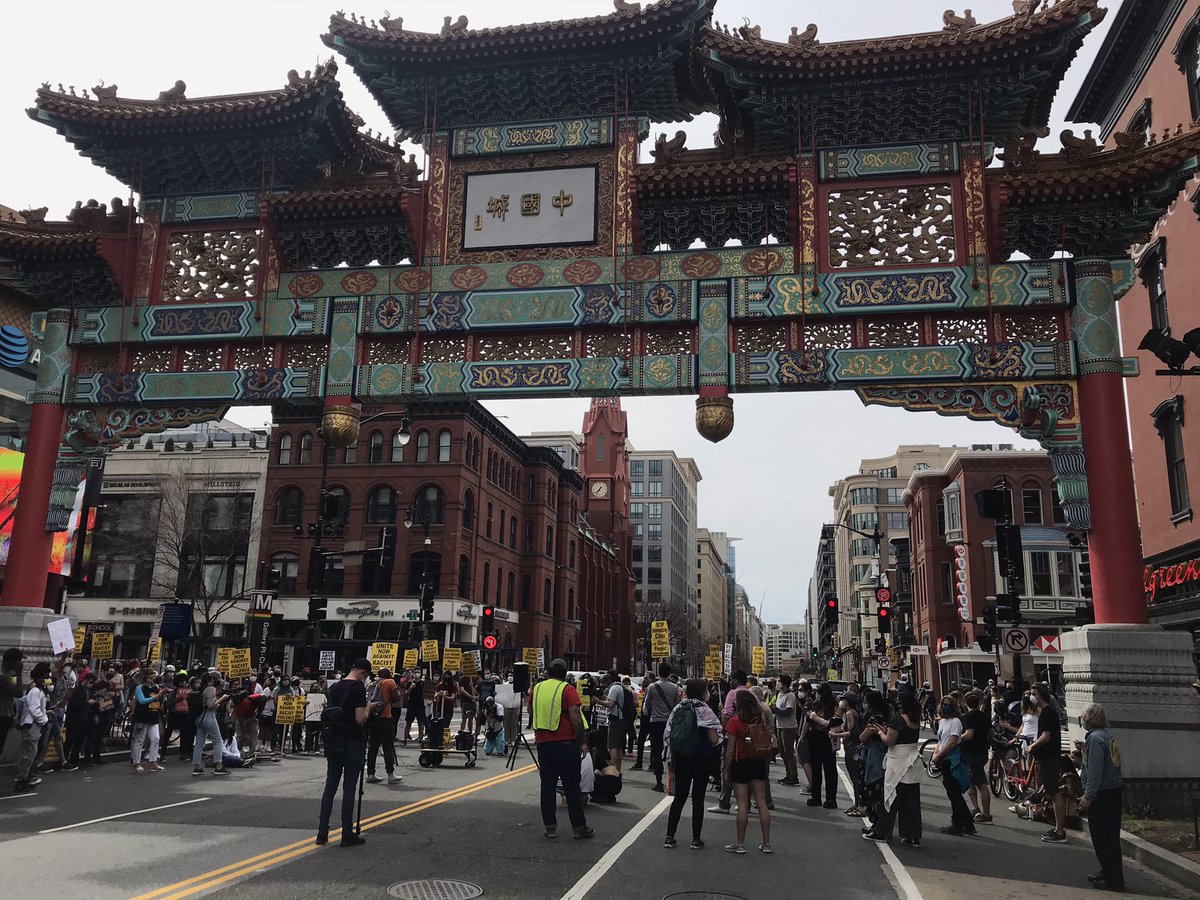 IsabellaDEstes's tweet photo. AnswerCoalition rally against anti-Asian violence: imperialism &amp; racism supported by the US government and US corporations around the world. In DC https://t.co/7swj9hl5hx