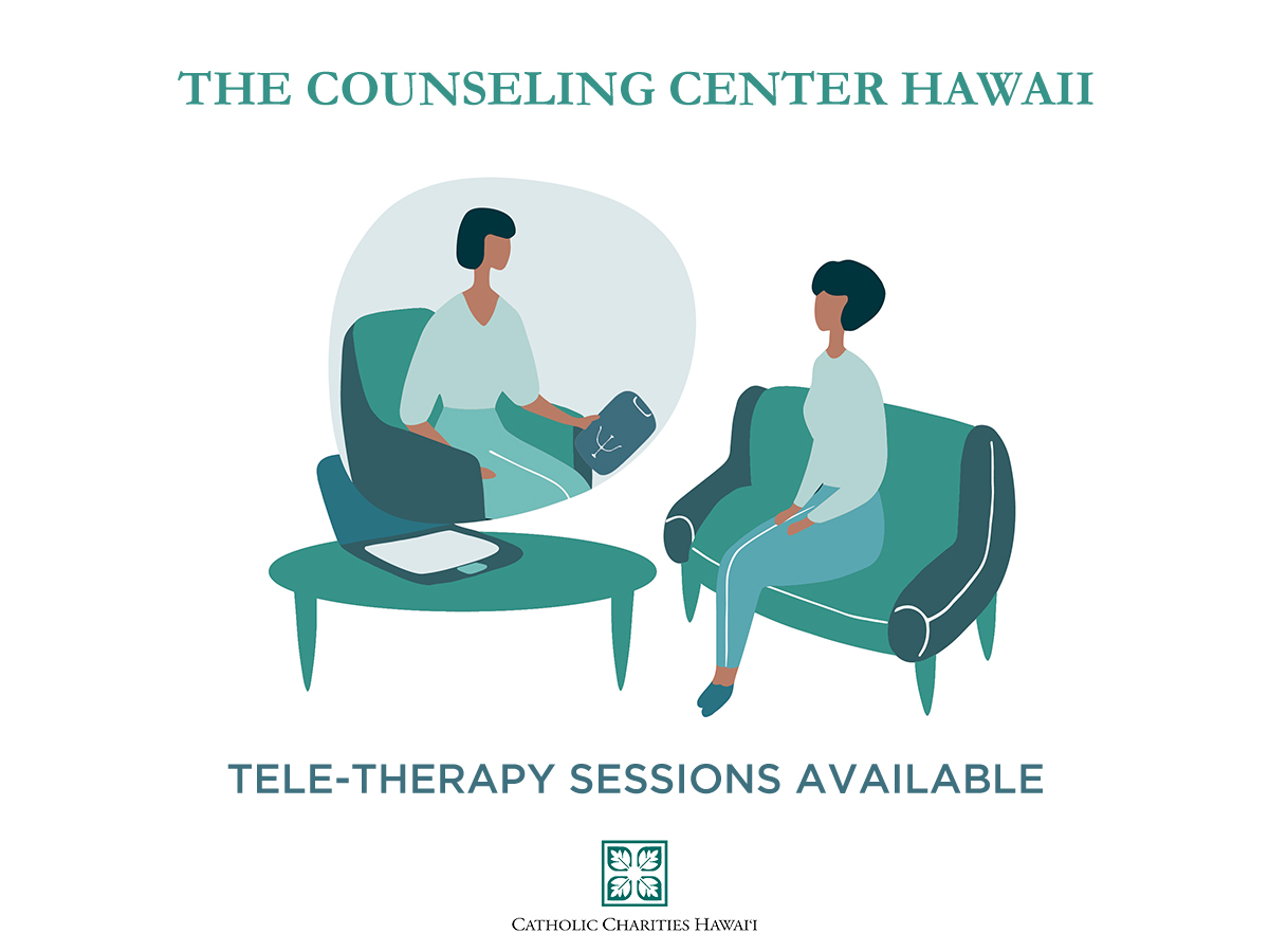 You don't have to go through the tough times alone. Our trained counselors are here to help. 

We have immediate openings available for tele-therapy (video or phone sessions). Learn more at counselingcenterhawaii.com.