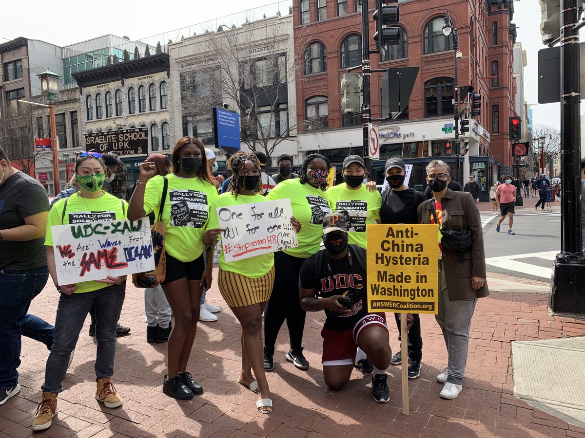 reneemhutchins's tweet photo. Proud to stand with ⁦@UDCLaw⁩ #APALSA and #BLSA chapters as they stand in solidarity against anti-AAPI violence https://t.co/uObElt2dsB
