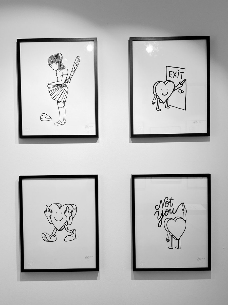 gallisse's tweet photo. Solo Show 🖼
« Le Noir c’est cool » 
🖤⚫️🏴🕷🕶♟◼️🐈‍⬛♣️
de @BureaudeTABAS 
📍à la galerie #Inver à #Strasbourg !

Au programme, du noir, et de la couleur aussi, des sérigraphies à gogo, des céramiques et installations ! 

👉 https://t.co/sXI8zF8vQH https://t.co/0ZAXc6czGT