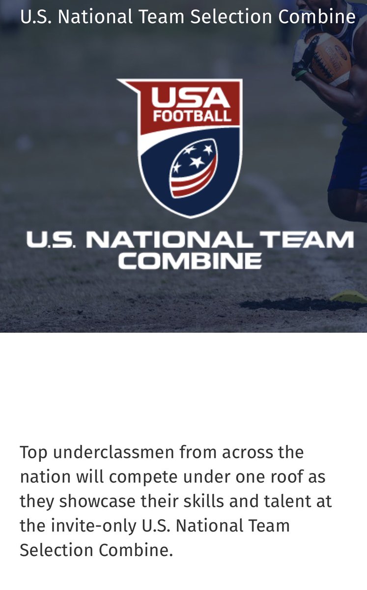 CoachGibson32's tweet photo. U.S. National Team Combine at The Star in Frisco! Over 150 with Division 1 offers/up &amp; coming players will be there competing to see what it takes to join the @USNFT! #USALLIN #Family #CompetitionSunday 🏈🇺🇸 https://t.co/okcgm1mY6U