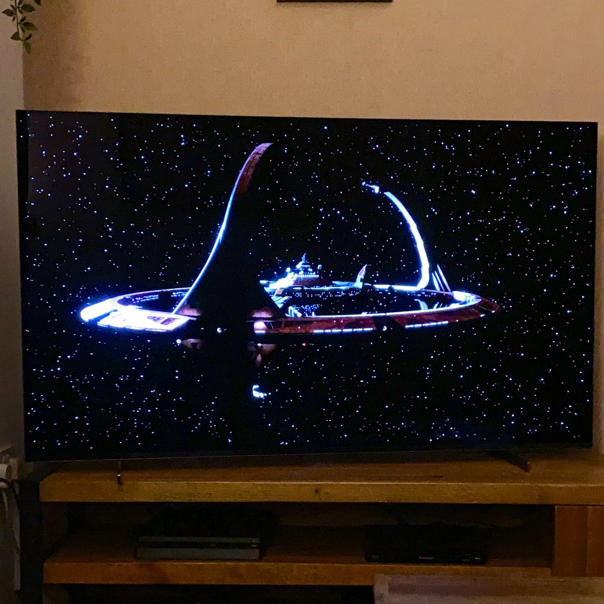 We’re very late to the party, but finally watching <a href="/DS9Doc/">The DS9 Documentary</a>. And already the HD shots are just beyond amazing! 😧🤩 #StarTrekDS9