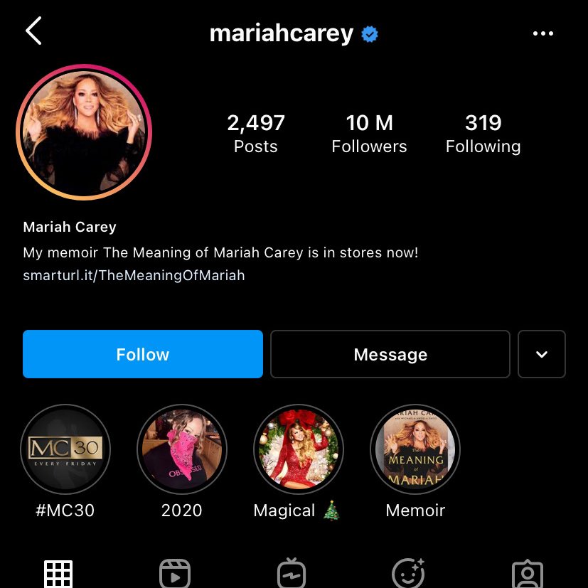 chartmariah's tweet photo. .@MariahCarey hits 10 MILLION Instagram followers on her Anniversary, congratulations Queen! 🎉🎉🎉 https://t.co/PHYkk2lztL