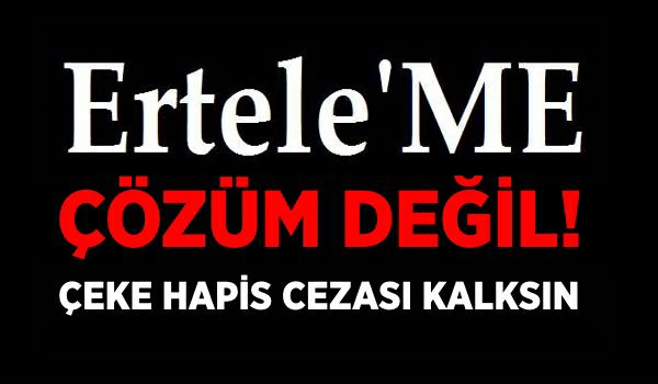 <a href="/Yalcinbayer/">Yalçın Bayer</a> #ÇekeHapisCezasıKalksın 
DİYORUZ,
ALACAKLI NE OLACAK DİYORLAR.?

BİR KİŞİDE ÇIKIP SEN NİYE
İFLAS ETTİN,
SENİN ALACAKLARIN NE OLDU DİYE SORAN YOK‼️

BİRİ ÇIKIPTA ANLAT, ANLATTA BATAKLIĞI KURUTALIM
SORUNU KÖKÜNDEN
ÇÖZELİM DİYEN YOK‼️
<a href="/RTErdogan/">Recep Tayyip Erdoğan</a> <a href="/iletisim/">T.C. İletişim Başkanlığı</a> <a href="/yilmaztunc/">Yılmaz TUNÇ</a> <a href="/nacibostanci/">M. Naci Bostancı</a>