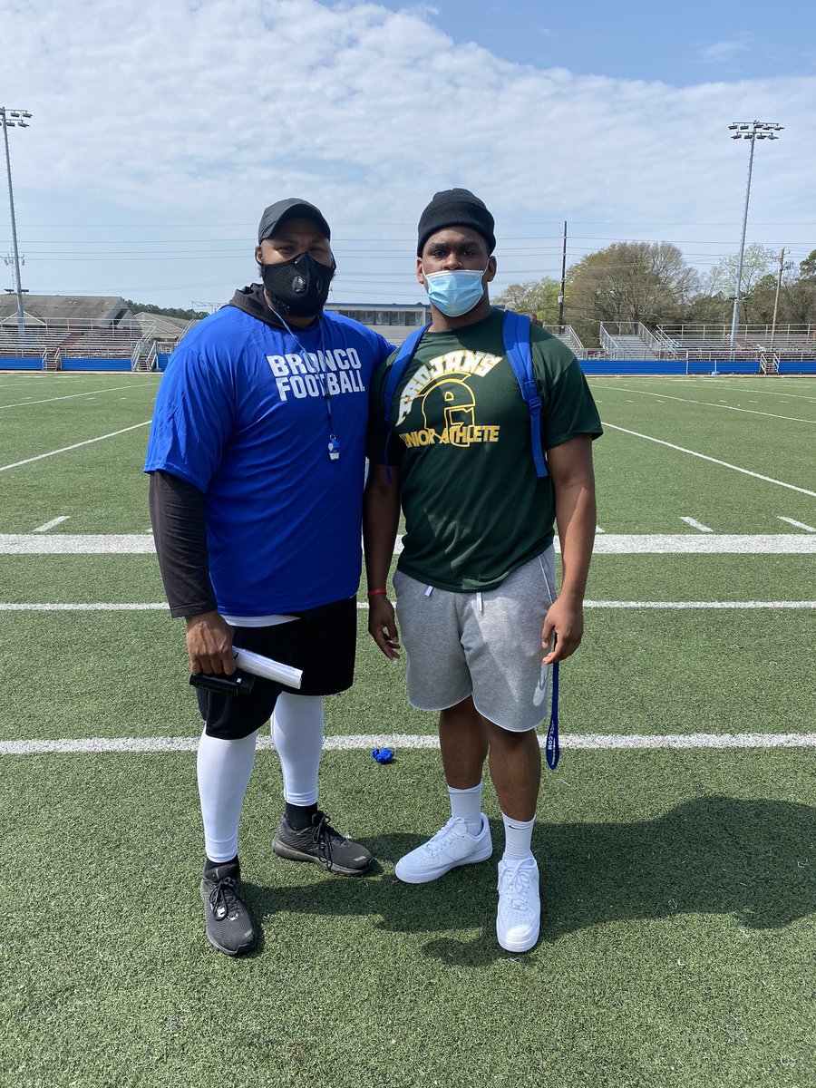 Had a Great Visit Today at Fayetteville State‼️🔥 #BroncoPride <a href="/gamaathletics/">GAMAAthletics</a> <a href="/AcademyAhop/">AHOP CHRISTIAN ACADEMY Football</a>