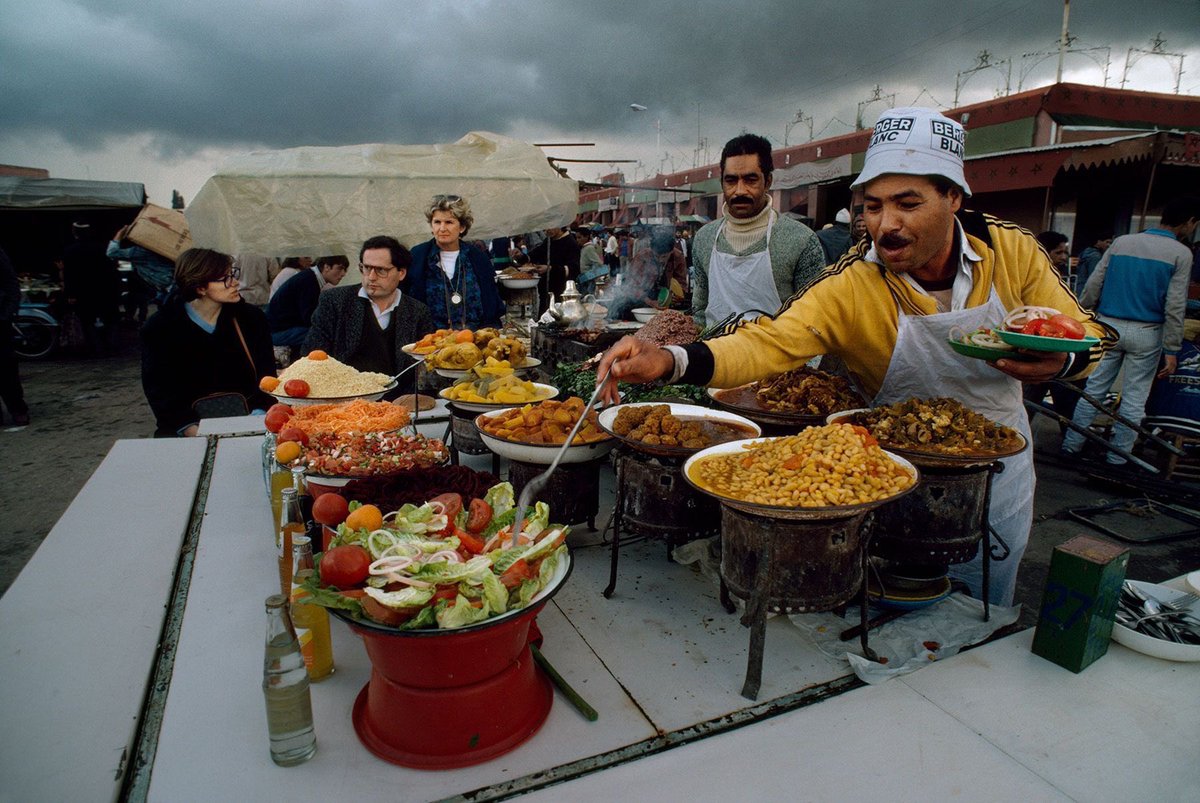 Ramadan street food, Morocco 1998.