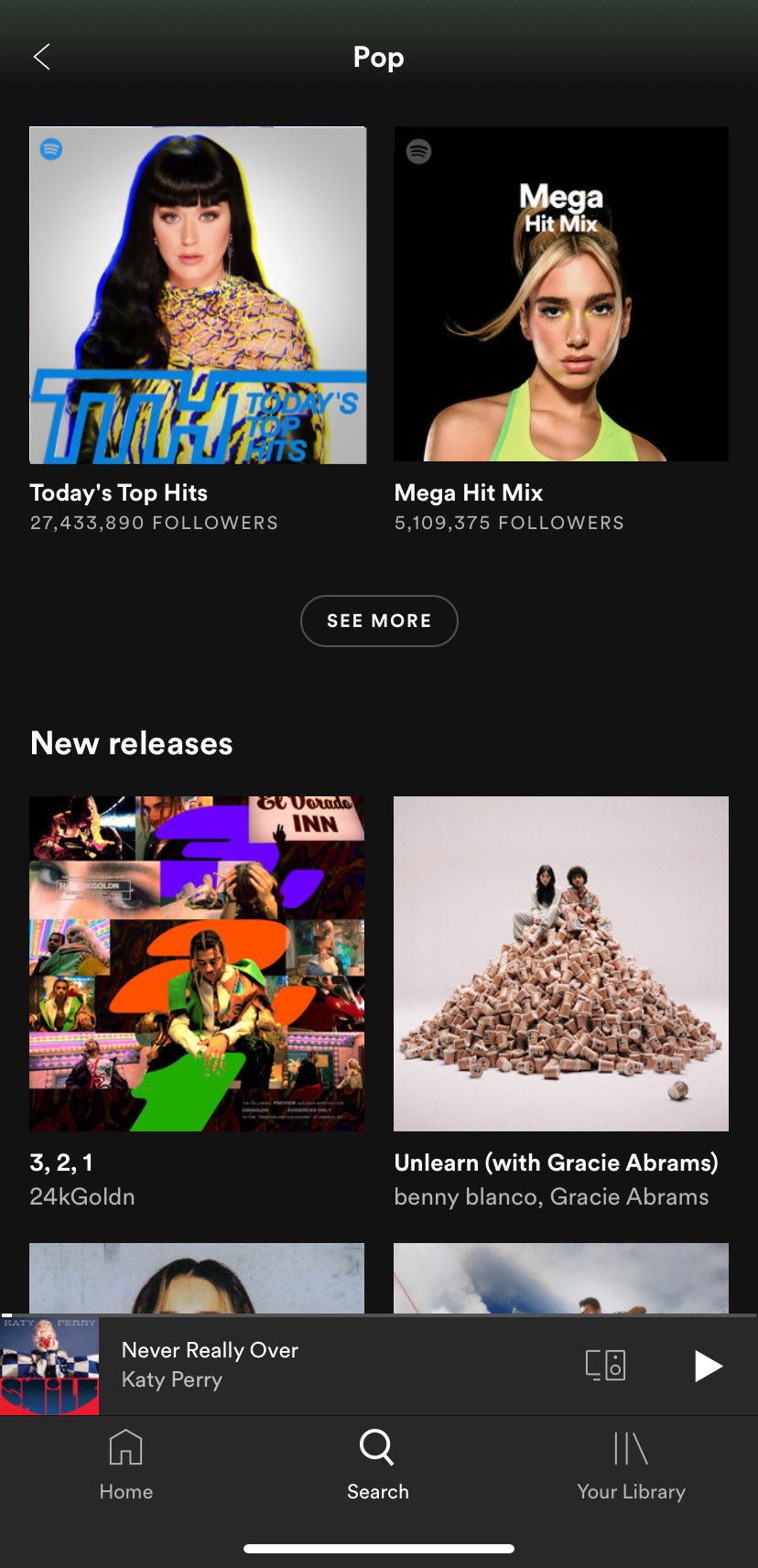 Katy Perry Today on X: .@katyperry is now the cover of @Spotify's