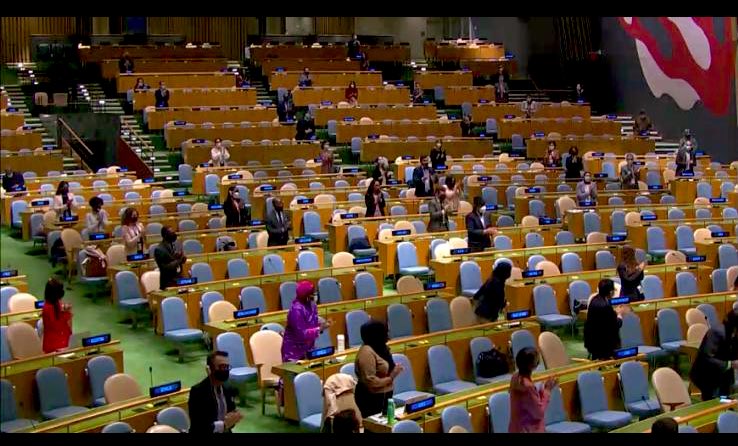 Wonderful News on #CSW65. 

“Women's full and effective participation and decision-making in public life, as well as the elimination of violence, for achieving gender equality and the empowerment of all women and girls' was adopted by the Commission.

THANK YOU ALL who made this.