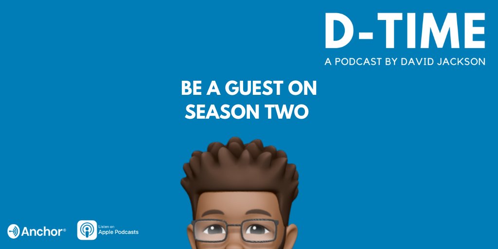 DtimePodcast's tweet photo. Join me on season 2 of @DtimePodcast! There's so much to talk about! #TuneIn #Podcast #TwitterTalk

Be a guest: https://t.co/Xxtbda1pL7 https://t.co/C2x30AXiRR