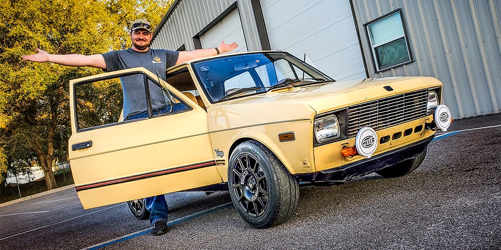 AdvanceAuto's tweet photo. What a gift! @theRealTavarish's Yugo goes to its new owner. 👀 ➡️ https://t.co/jepA5hzrq4
#AdvanceFleet https://t.co/2eFvi3yY4S