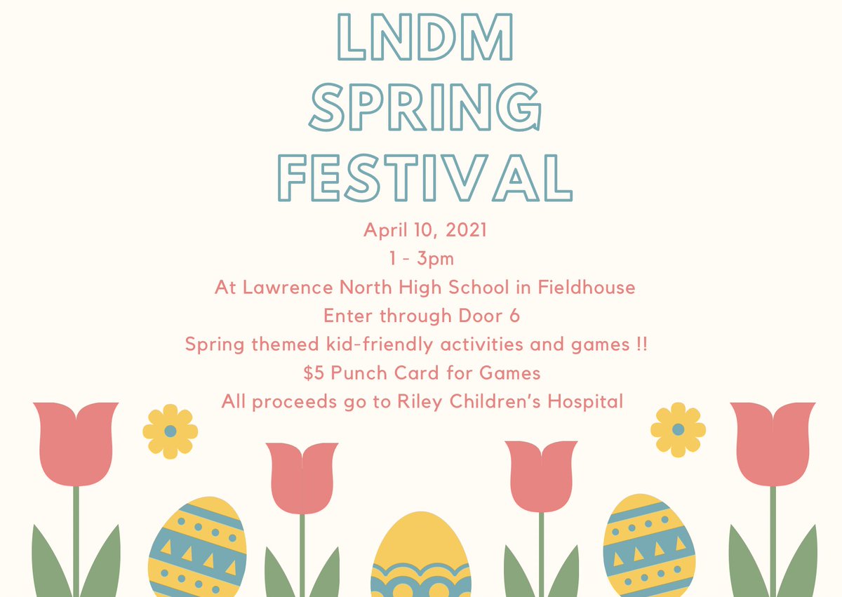 LNDM Spring Festival!! Info below⬇️⬇️ Spread the word ‼️