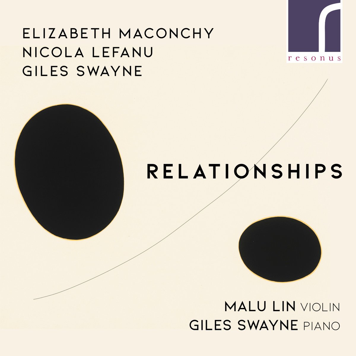 Malu and I are so pleased that our violin &amp; piano CD RELATIONSHIPS (Resonus Classics, late January) has been welcomed by Gramophone, BBC Music Magazine and MWI. Music by yours truly, Nicola LeFanu, and Elizabeth Maconchy, all on disc for the first time.