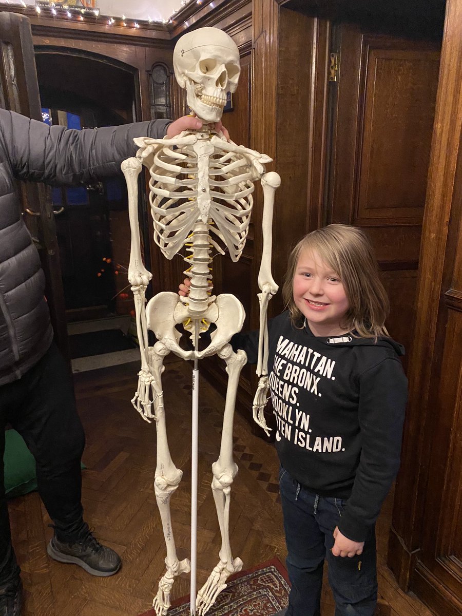 sianrobbo's tweet photo. Meet Geoff, Joshy’s new best friend - he will only encourage his love of learning about the human body! He wants his room to have a science station and a part for human body things 😂😂😂 #bosskid @DovedaleY2 https://t.co/APSeqP3vX4