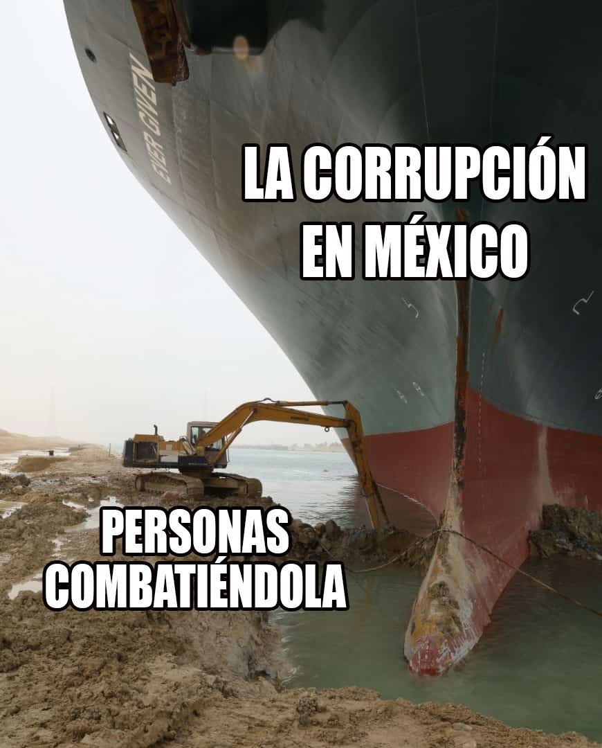Así es gráficamente la lucha contra la #Corrupción en #México 

#suezcanel #SuezBLOCKED