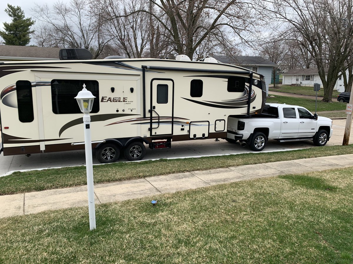 I was like a kid on Christmas morning...so excited to get our camper out of storage today and bring her home!! <a href="/GoRVing/">Go RVing</a>