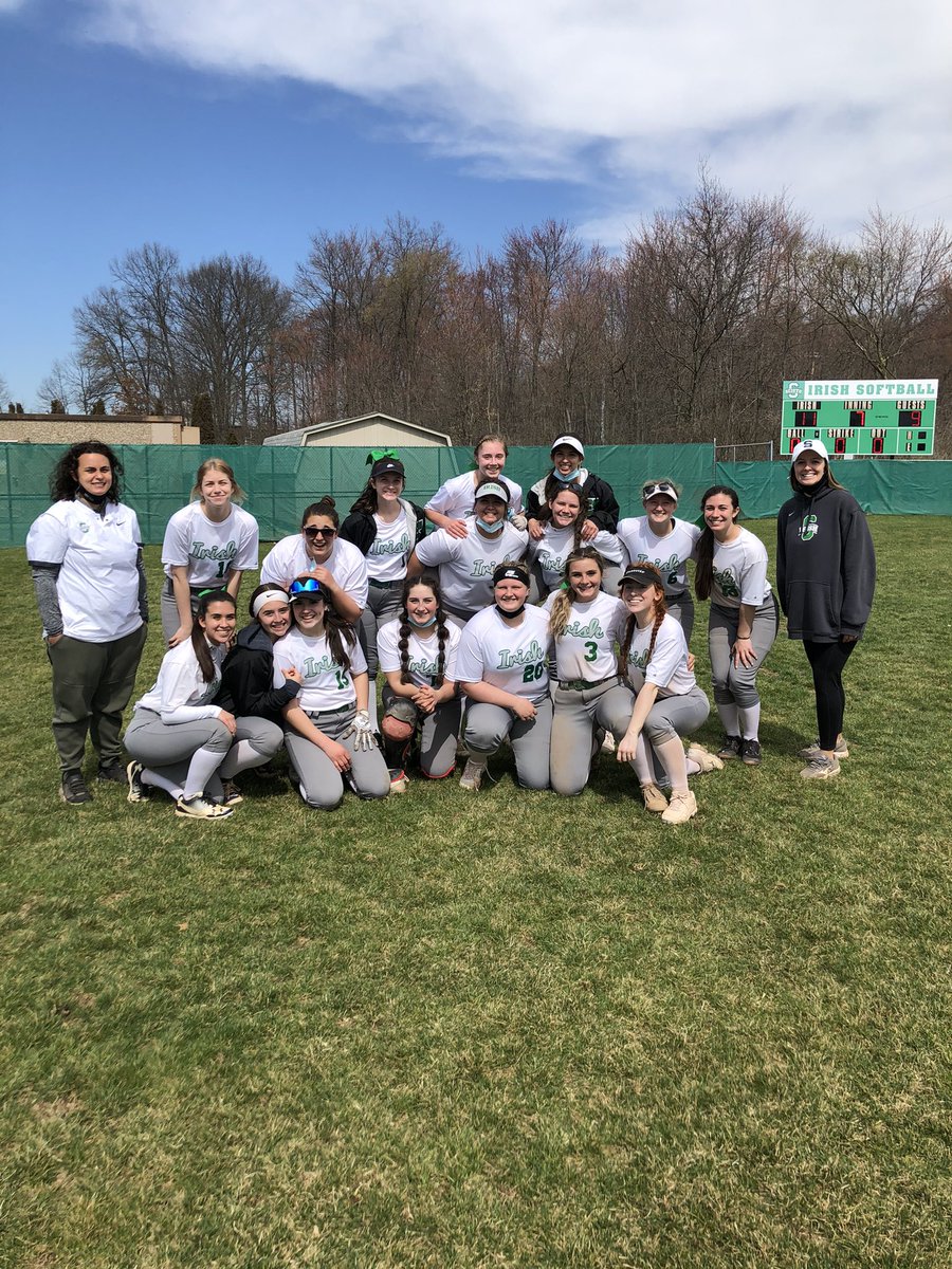 OttDSHS's tweet photo. FINALLY back onto our field for the season opener today. It’s been a long time coming after being shutdown last season. So glad to start the season off with a WIN! 💚🥎 https://t.co/n0peXAPkGg