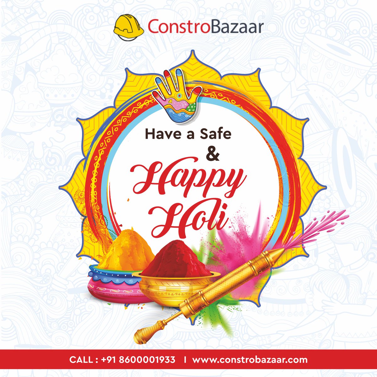 ConstroBazaar's tweet image. Have a safe and happy Holi.
Visit our Website: constrobazaar.com
.
#constrobazaar #constructionmaterials #construction #interior