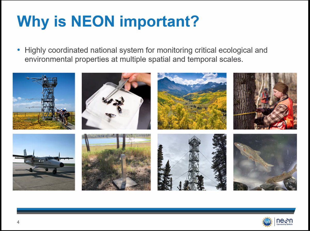 Hawaiiantist's tweet photo. @NEON_sci is funded by @NSF &amp; provides #openaccess #data from 81 field sites across the US, which can be used for a variety of applications including eco-forecasting, which is a growing need. #science #NREMseminar
https://t.co/cKMf66kbYp https://t.co/1yRGqXBUDD