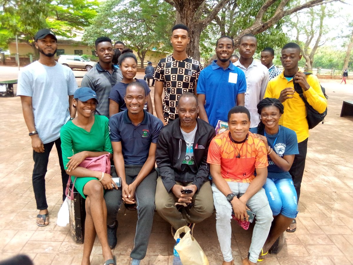 NAMS_UNN's tweet photo. A snap shot with our facilitator. He is Prof @Eniolajustus, the immediate past president of @NSMicrobiology nd current @ASMicrobiology Ambassador to Nigeria https://t.co/11MP77IPjk