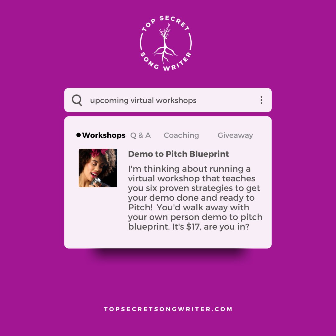 TopSecretSong's tweet photo. If you are interested, leave a comment and tell me why you are interested and/or share with me what you would like to learn. 

#topsecretsongwriter 
#songwriter
#songwriters
#musicians https://t.co/a2InC7ZUDR