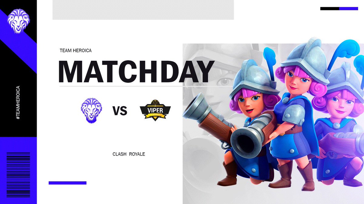 #CR - 💥 MATCH DAY 💥

🏆: <a href="/OFFICIALGODCUP/">GOD CUP</a> 
⚔️: <a href="/viperesportscr/">Viper eSports</a> 
⏰: 18:00 Hrs 🇵🇪

Hoy nos enfrentamos con las víboras de Viper Esport por la segunda jornada de la God Cup, un encuentro duro que intentaremos evitar su veneno 💪🏻🦁

#VAMOSHEROICA