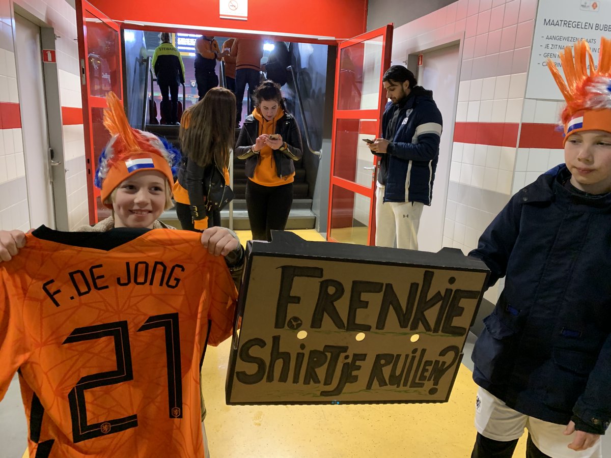 Deze jonge supporter zal vanavond goed slapen! 🤩 #nedlet