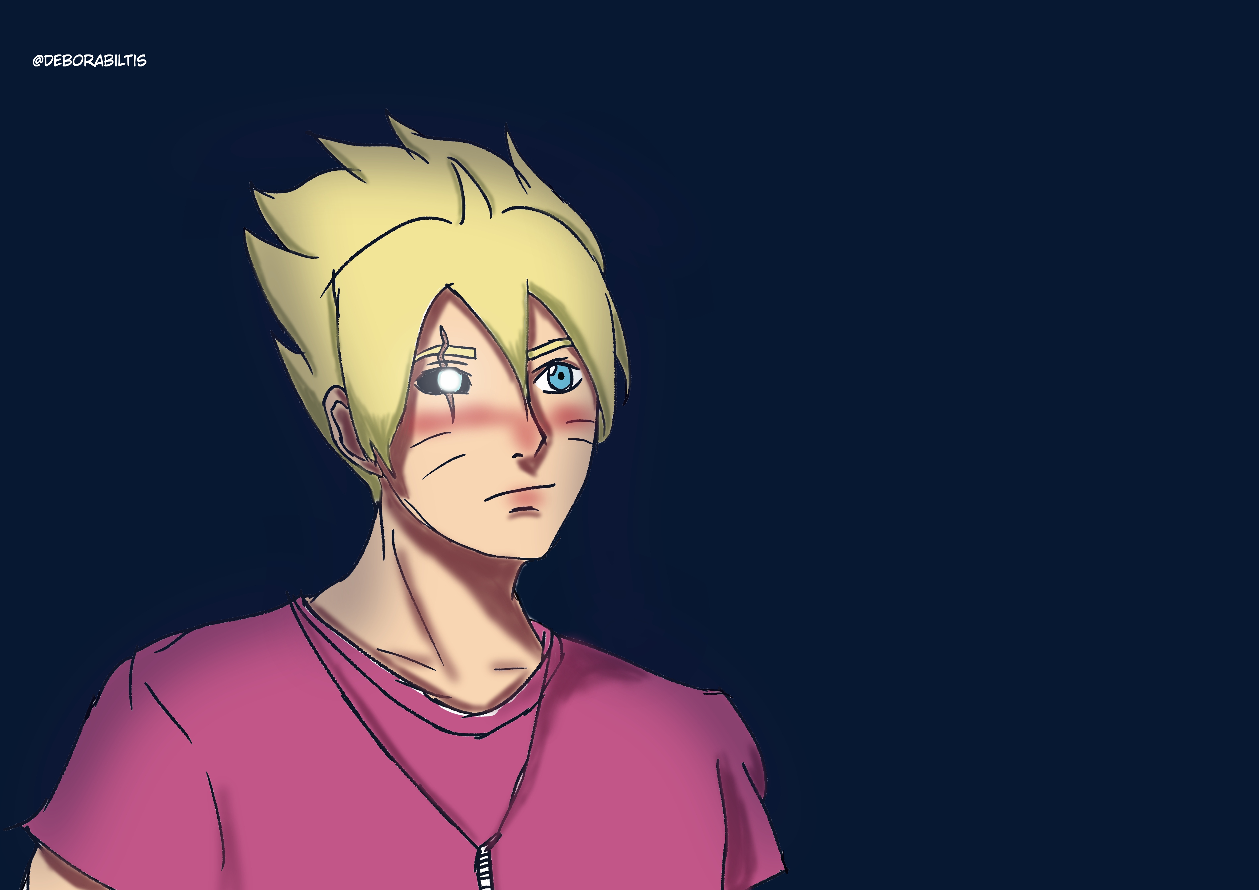 Momoshiki Ōtsutsuki  Boruto, Villain, Fan art