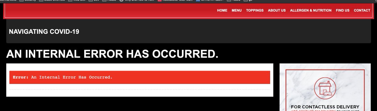 meagar's tweet photo. @pizzaville Your online ordering experience is truly awful https://t.co/EtWFeoELOQ
