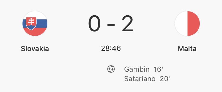 👀 2-0 Malta 🇲🇹 🤯