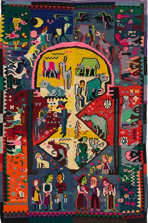the rug designs of ernst ludwig kirchner (1880-1938)