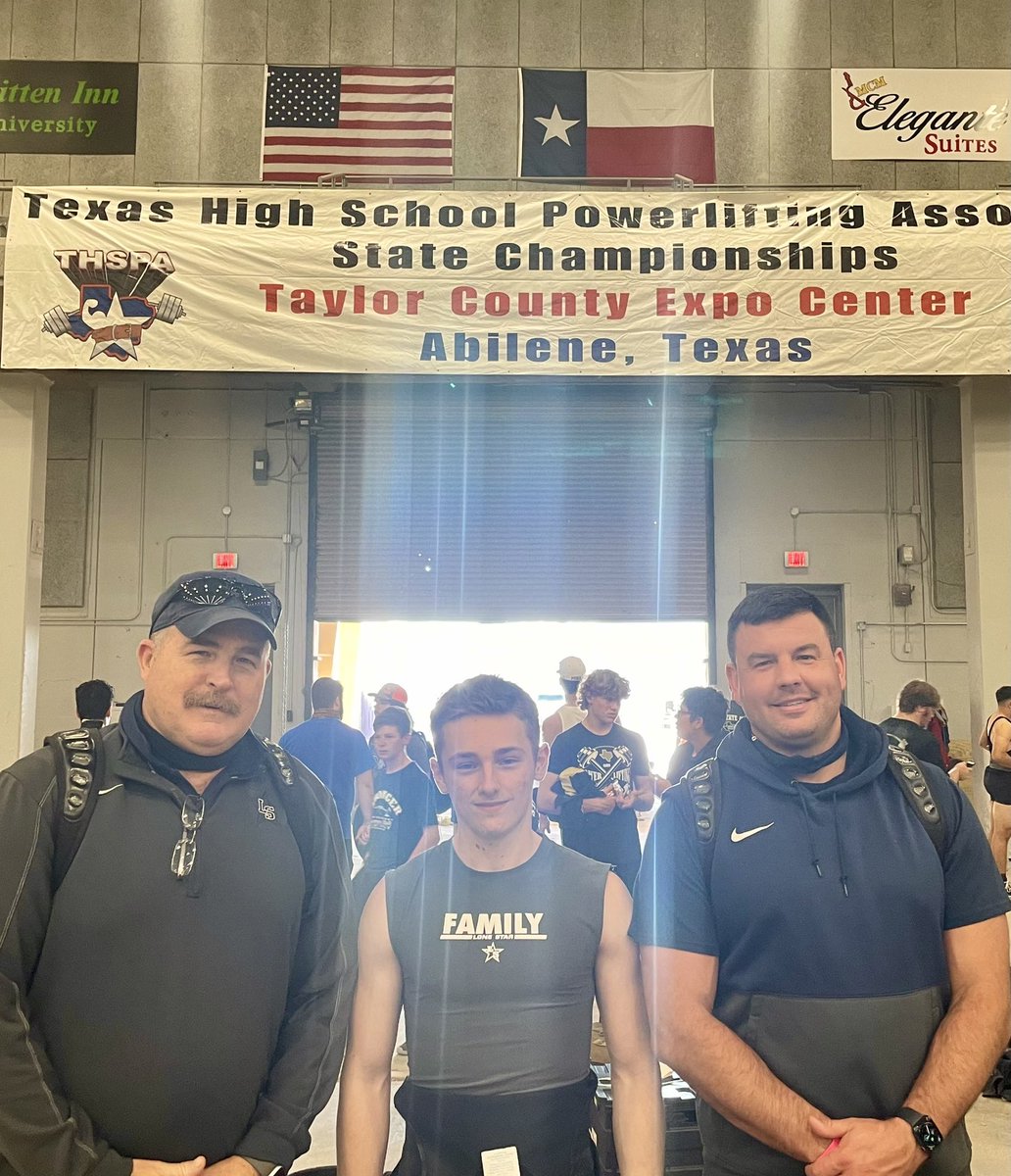 Super Proud of <a href="/AJBohannan14/">AJ</a>  PR’ed all 3 lifts and represented the <a href="/LSHSRangers/">Lone Star Rangers</a> with a top 10 finish at State Powerlifting Meet.   GREAT JOB