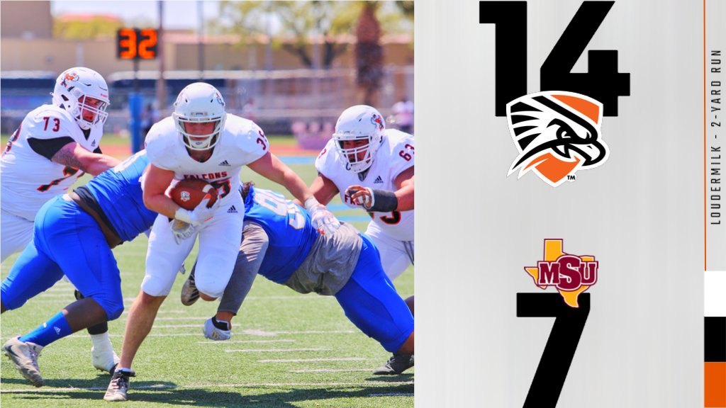 Garrett Loudermilk punches it from 2 yards out to give <a href="/UTPBFootball/">UTPB Football</a> their first lead of the afternoon.  Download the UTPB Athletics App to follow your favorite Falcon teams all season long.