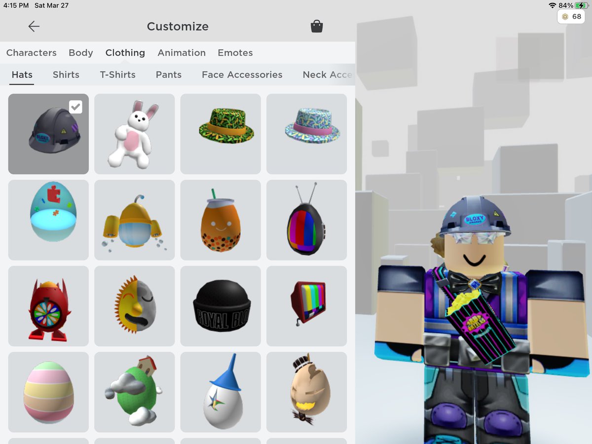 Uhh

@Roblox 
help I have the badges but no items

#roblox #BloxyAwards