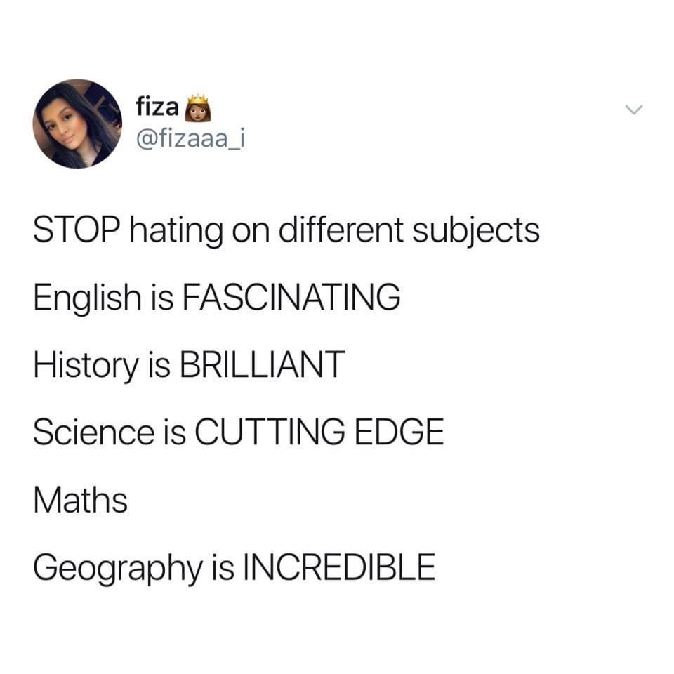 missmcg92's tweet photo. Anyone: Tell me Lorna, whatβs one thing that really annoys you and makes your passionate side come out?!
Me: THIS! The constant negativity around Maths and the impact this then subconsciously has on children and their attitude towards the subject!
#mathsisbeautiful https://t.co/42LUssh8p9
