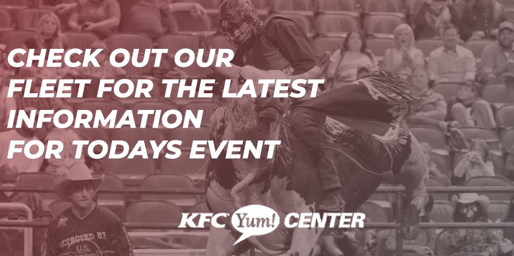 kfc_yumcenter's tweet photo. We are excited for @PBR tonight and tomorrow! Check out our fleet to see all of our #VenueShield policies and procedures to keep you and our team safe! https://t.co/47YJeeAX3i