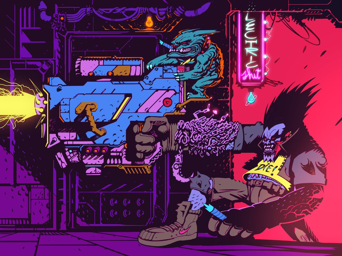 Just landed on @withfnd 
Showing some old digital art pieces. That good old son of a bitch called #Lobo 
#digitalart #nft #nftart #nftcollector #cryptoart #dccomics