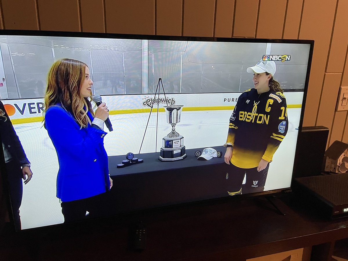 Thanks <a href="/WhitecapsHockey/">Minnesota Whitecaps</a> for a great season. Congratulations <a href="/TheBostonPride/">Boston Pride</a> on your championship. Thanks <a href="/NBCSports/">NBC Sports</a> <a href="/dunkindonuts/">Dunkin'</a> <a href="/Discover/">Discover</a> <a href="/Theorigchipwich/">Chipwich</a> @NWHL for tonight’s telecast