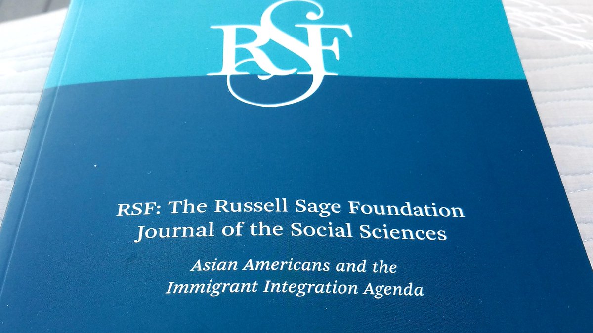 Jennifer Lee 🦁 (@jleesoc) on Twitter photo When <a href="/karthickr/">Karthick Ramakrishnan</a> & I conceived of this issue, we couldn't have imagined a more morally urgent time for its publication.
THANKS to <a href="/RussellSageFdn/">Russell Sage Foundation</a> for supporting our vision, and to all the brilliant authors who contributed.
"Asian Americans and the Immigrant Integration Agenda" When <a href="/karthickr/">Karthick Ramakrishnan</a> & I conceived of this issue, we couldn't have imagined a more morally urgent time for its publication.
THANKS to <a href="/RussellSageFdn/">Russell Sage Foundation</a> for supporting our vision, and to all the brilliant authors who contributed.
"Asian Americans and the Immigrant Integration Agenda"