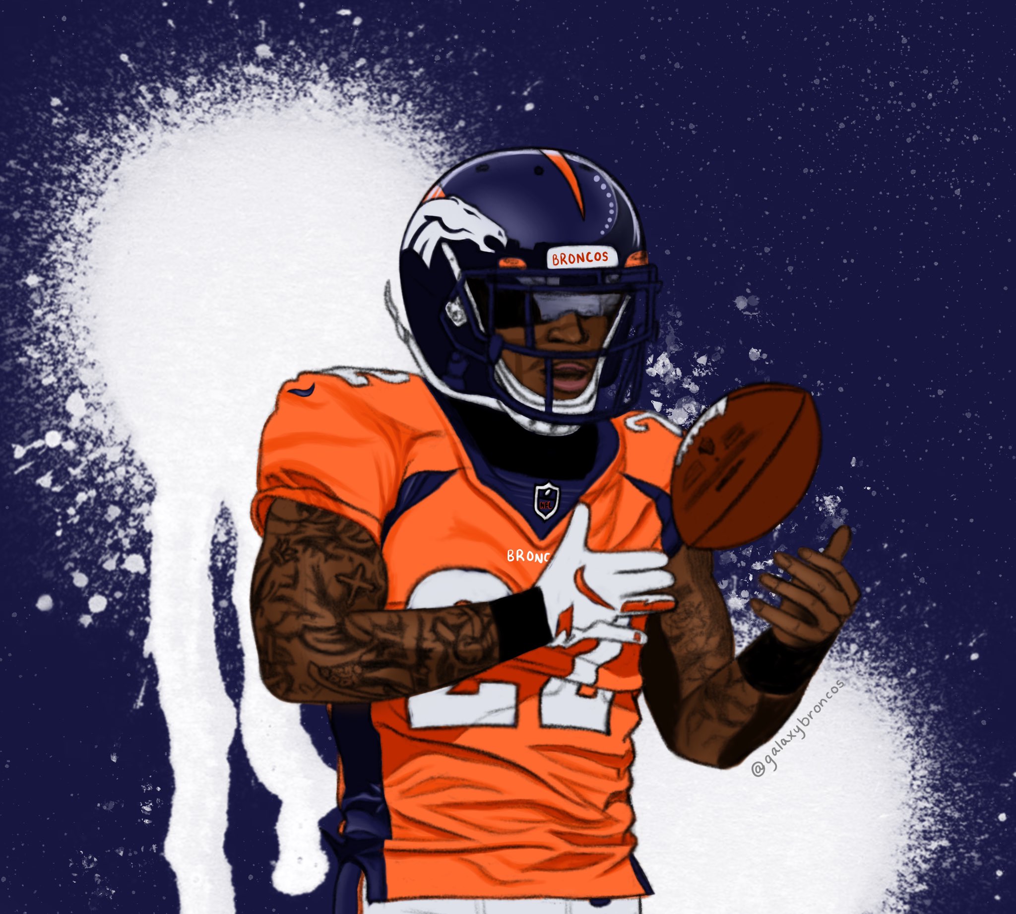 Denver broncos lava lamp deals