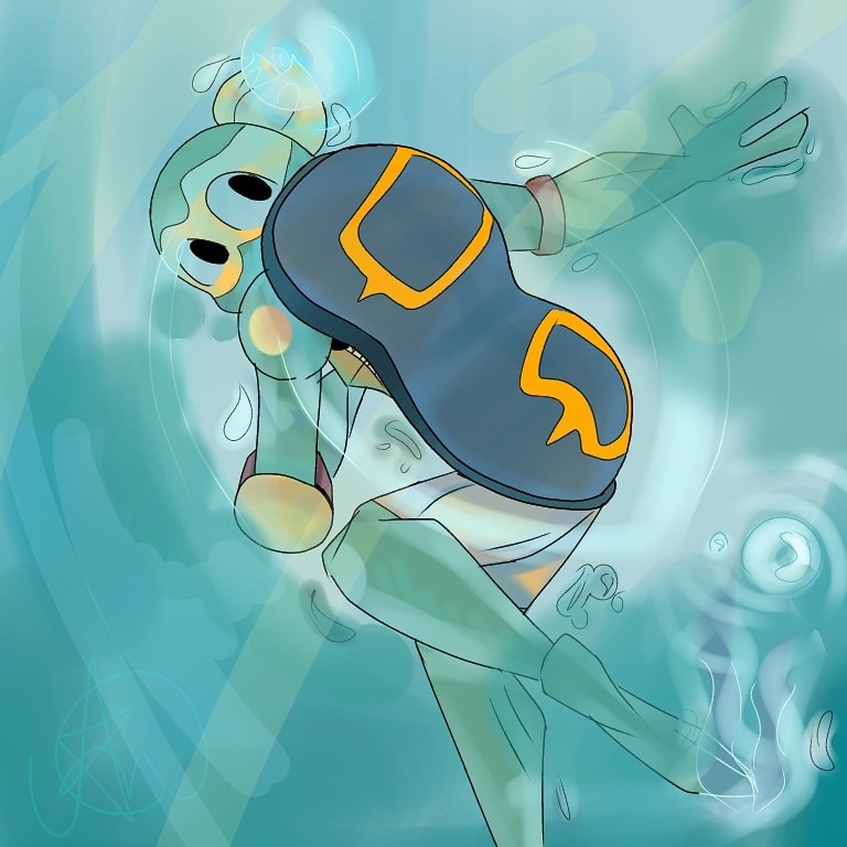 MariaTuRealPara's tweet photo. Mikey bajo el agua :3

#riseoftheTMNT #rottmnt #rottmntmikey #rottmntfanart #fanart #digitalart #underthewater https://t.co/Hqz0PIX5Cl