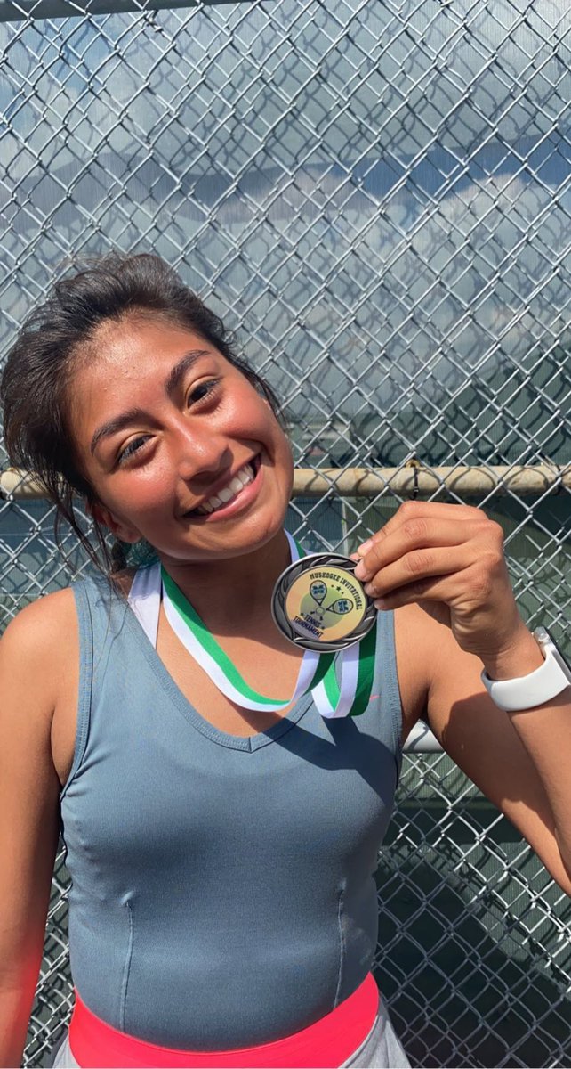 enid_tennis's tweet photo. Our #1 singles, Alexa Garcia placed 2nd at the Muskogee tournament!! Brought home some sweet hardware only to come home to a not so sweet surprise in the enid parking lot! (If anyone knows anything about this pls contact enid tennis today) https://t.co/uELKg1D6zH