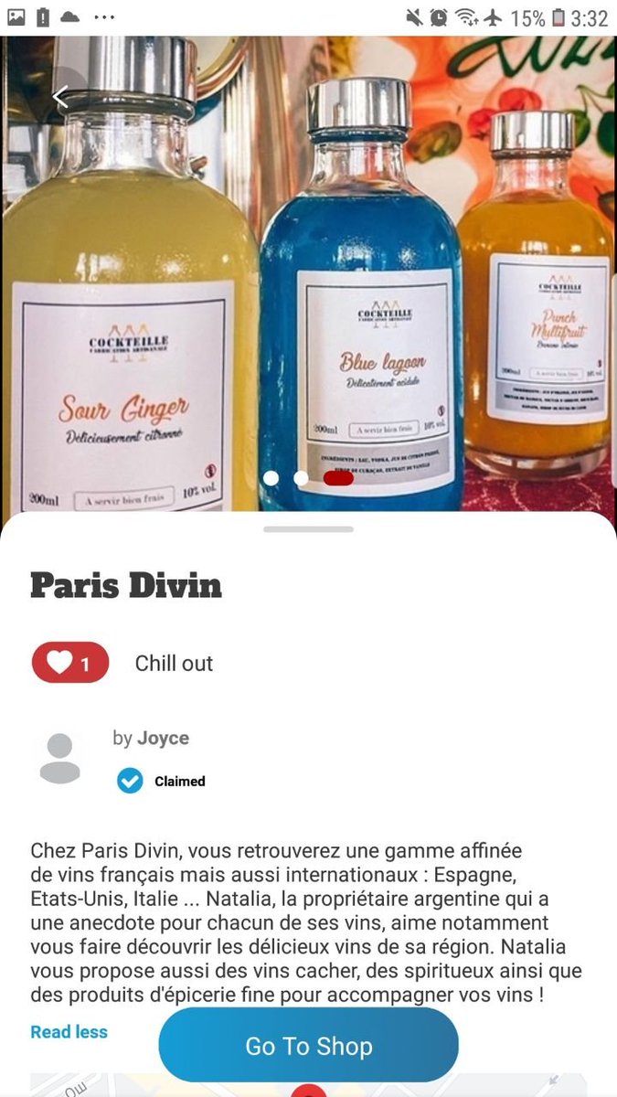 Saturday’s «Chill out» Gem 🍇 <a href="/paris_divin/">Natalia Monastersky</a> 🥂 , a wine store like no other that has just set up on Rue du Faubourg-Saint-Honoré.

🍷 Natalia, a native of Argentina, offers at Paris Divin a sharp selection of wines and fine products from Argentina, France and the whole world.